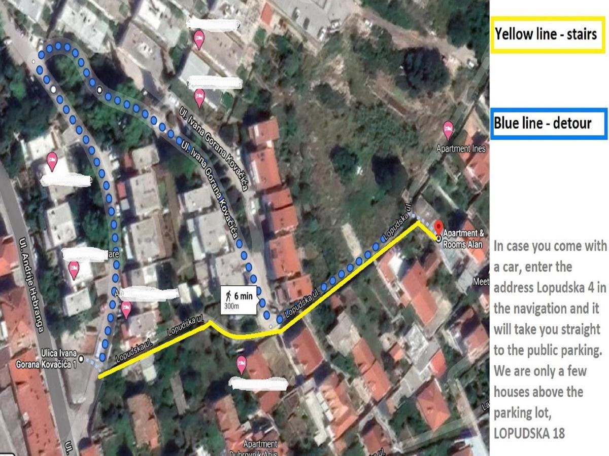 Apartment & Rooms Alan ดูบรอฟนิก ภายนอก รูปภาพ